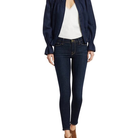 Frame Le Skinny De Jeanne Queens Way Sz 26 NWT - Picture 11 of 12